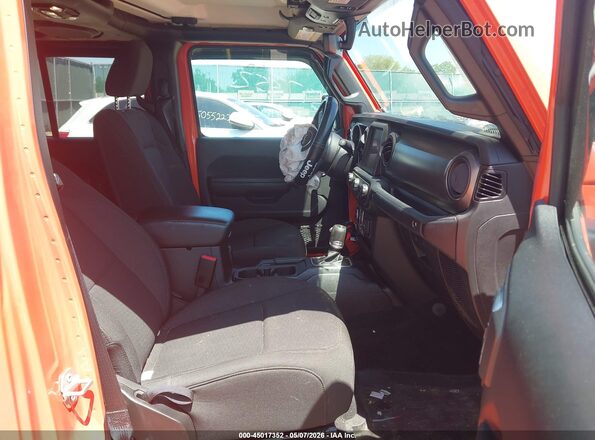 1C6HJTAG4PL578180 2023 JEEP GLADIATOR Orange Widok wnętrza z przodu