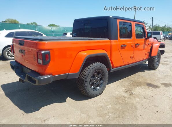 1C6HJTAG4PL578180 2023 JEEP GLADIATOR Orange Tył prawy