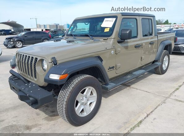 1C6HJTAG5LL191325 2020 JEEP GLADIATOR Brown Przód lewy