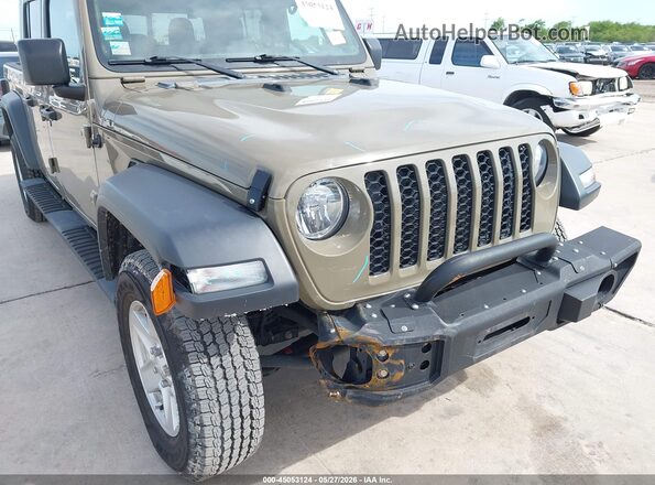 1C6HJTAG5LL191325 2020 JEEP GLADIATOR Brown Widok z przodu