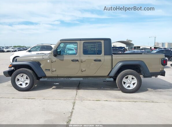 1C6HJTAG5LL191325 2020 JEEP GLADIATOR Brown Widok wnętrza 360 stopni