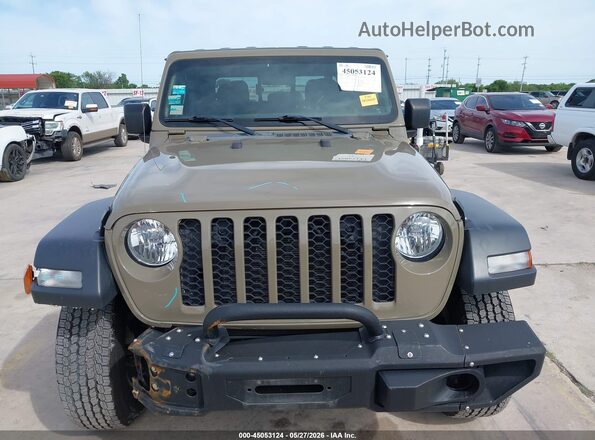 1C6HJTAG5LL191325 2020 JEEP GLADIATOR Brown Widok zestawu wskaźników