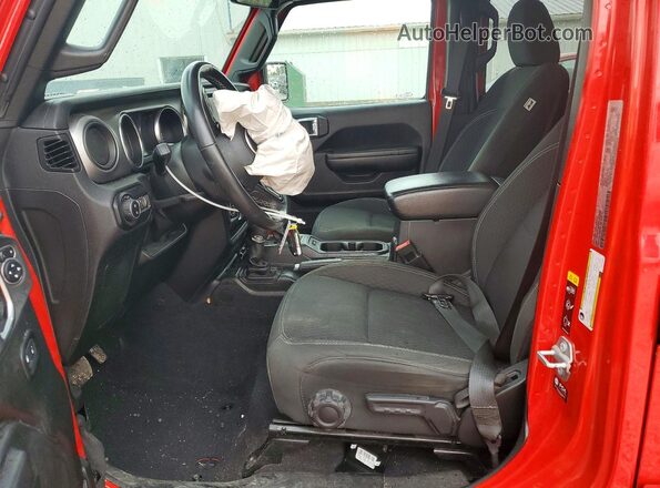 1C6HJTAG6ML525685 2021 JEEP GLADIATOR Red Front interior view