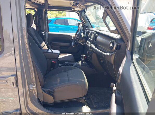 1C6HJTAG6ML575860 2021 JEEP GLADIATOR Gray Vista interior delantera