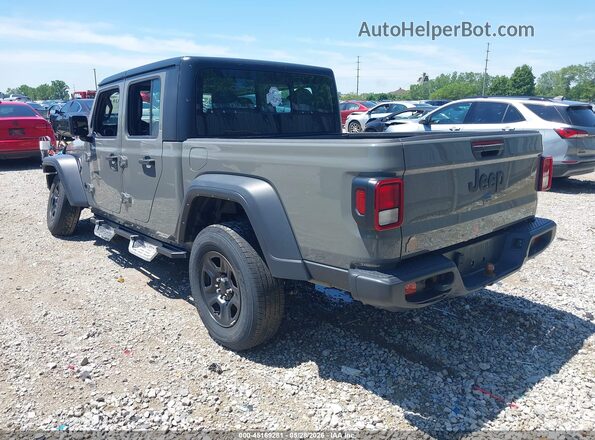 1C6HJTAG6ML575860 2021 JEEP GLADIATOR Gray Trasero izquierdo