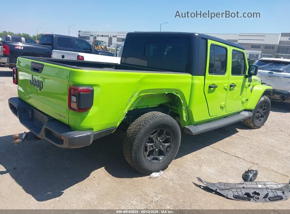 1C6HJTAG7ML622961 2021 JEEP GLADIATOR Green Задня права чверть