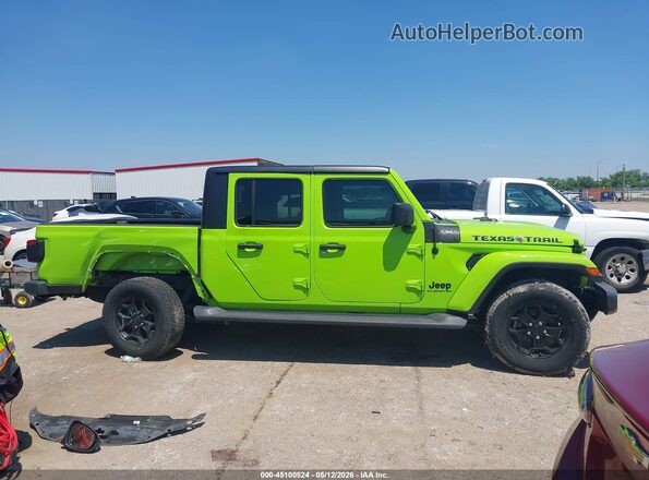 1C6HJTAG7ML622961 2021 JEEP GLADIATOR Green Вид задньої частини салону