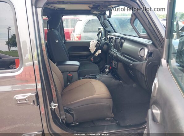 1C6HJTAG9ML532551 2021 JEEP GLADIATOR Gray Vista interior delantera
