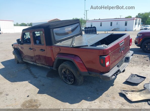 1C6HJTAGXML584366 2021 JEEP GLADIATOR Purple უკანა მარცხენა