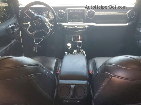 1C6HJTFG5ML587815 2021 JEEP GLADIATOR Зеленый Вид панели приборов