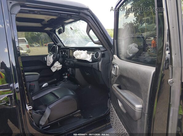 1C6HJTFG9ML548063 2021 JEEP GLADIATOR Black Widok wnętrza z przodu