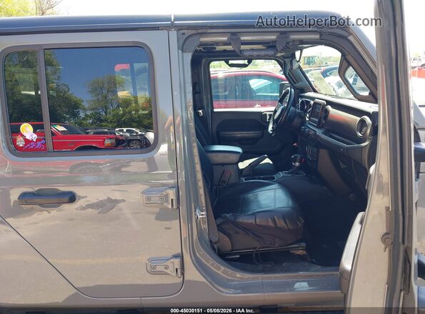 1C6JJTAG0PL505129 2023 JEEP GLADIATOR Gray Widok wnętrza z przodu