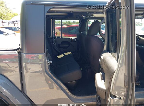 1C6JJTAG0PL505129 2023 JEEP GLADIATOR Gray Widok naklejki z numerem VIN