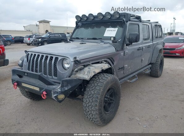 1C6JJTAG6LL136223 2020 JEEP GLADIATOR Gray Առջևի ձախ երեք քառորդ տեսարան