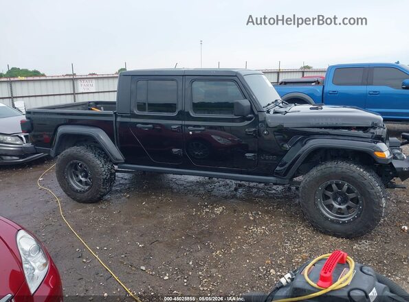1C6JJTAM3ML513582 2021 JEEP GLADIATOR Black Rear interior view