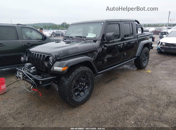 1C6JJTAM6PL594968 2023 JEEP GLADIATOR Black Przód lewy
