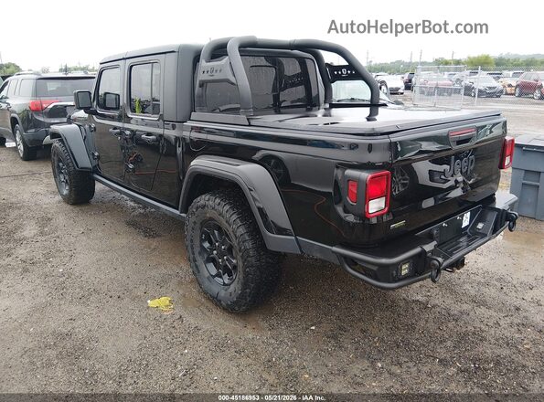 1C6JJTAM6PL594968 2023 JEEP GLADIATOR Black Tył lewy