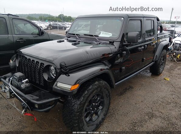 1C6JJTAM6PL594968 2023 JEEP GLADIATOR Black Widok z przodu