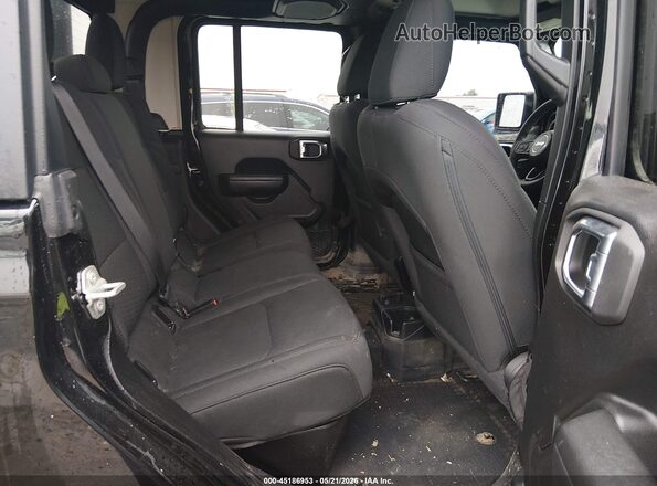 1C6JJTAM6PL594968 2023 JEEP GLADIATOR Black Widok naklejki z numerem VIN