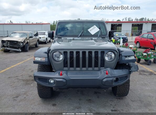 1C6JJTBG0LL206779 2020 JEEP GLADIATOR Gray Widok zestawu wskaźników