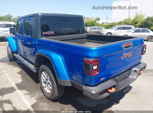 1C6JJTEG7ML551675 2021 JEEP GLADIATOR Blue უკანა მარცხენა