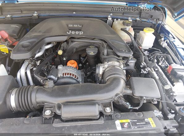 1C6JJTEG7ML551675 2021 JEEP GLADIATOR Blue უკანა ხედი