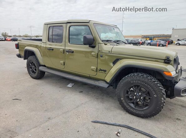 1C6PJTAG7SL539460 2025 JEEP GLADIATOR Green Передня права чверть
