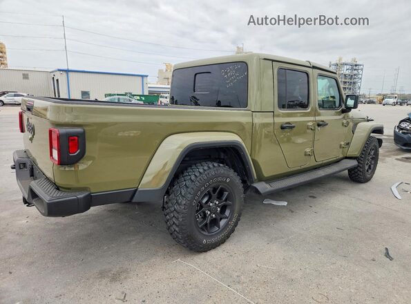 1C6PJTAG7SL539460 2025 JEEP GLADIATOR Green Задня права чверть