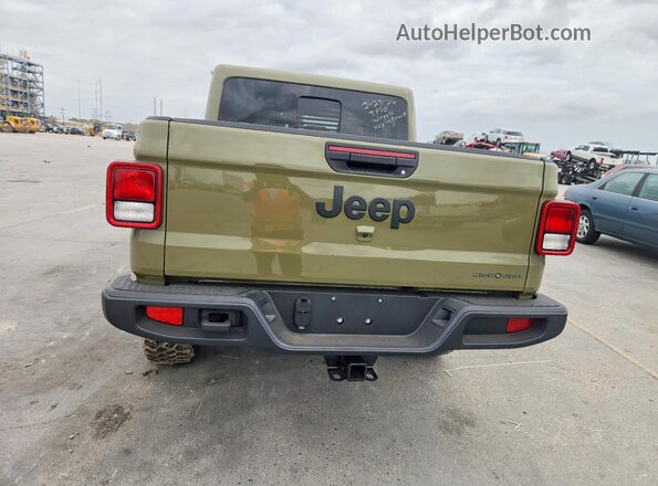 1C6PJTAG7SL539460 2025 JEEP GLADIATOR Green Вид ззаду