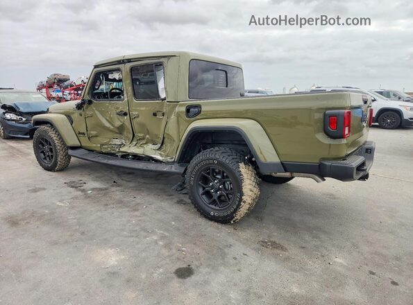 1C6PJTAG7SL539460 2025 JEEP GLADIATOR Green Задня ліва чверть