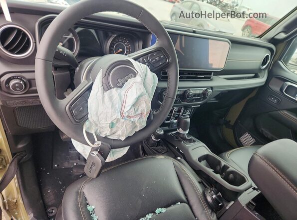 1C6PJTAG7SL539460 2025 JEEP GLADIATOR Green Вид панелі приладів
