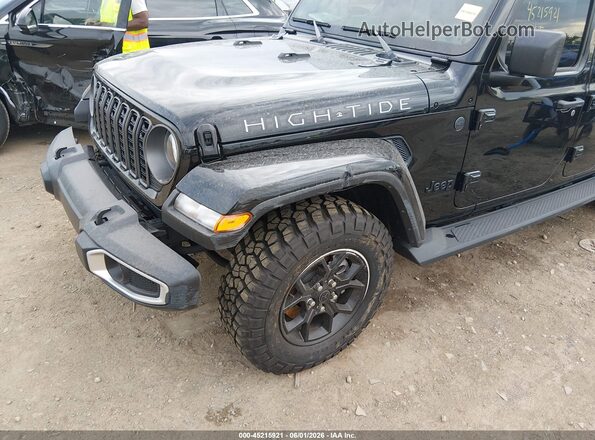 1C6PJTAG9SL534776 2025 JEEP GLADIATOR Black Դիմացի տեսք