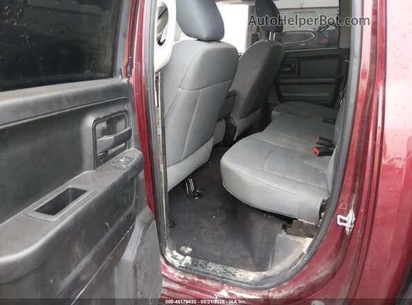 1C6RR6FG0KS733667 2019 RAM 1500 CLASSIC Burgundy VIN კოდის სტიკერის ხედი