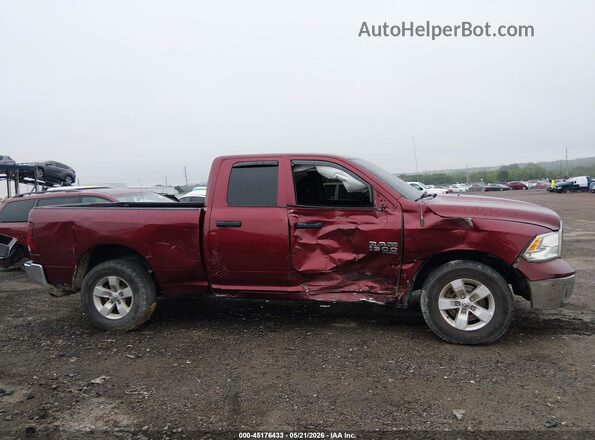 1C6RR6FG0KS733667 2019 RAM 1500 CLASSIC Burgundy უკანა სალონის ხედი