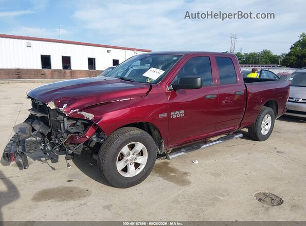 1C6RR6FT1JS193502 2018 RAM 1500 Red Przód lewy