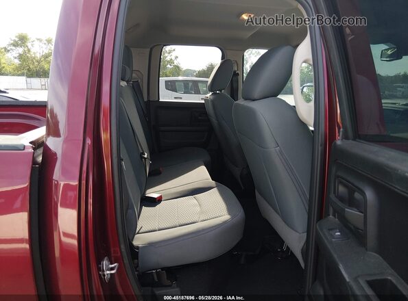 1C6RR6FT1JS193502 2018 RAM 1500 Red Widok naklejki z numerem VIN