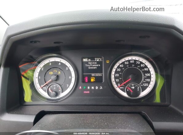 1C6RR6FT3HS549734 2017 RAM 1500 White Հետևի նստատեղերի տեսք