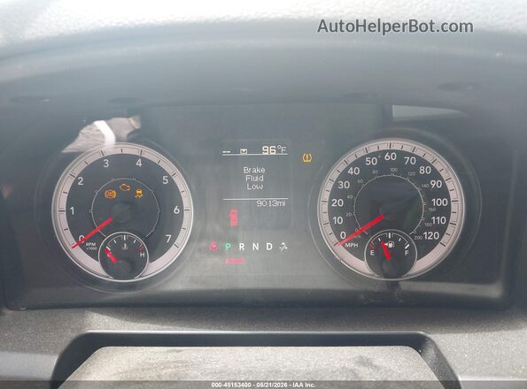 1C6RR6FT4NS198859 2022 RAM 1500 CLASSIC White Հետևի նստատեղերի տեսք