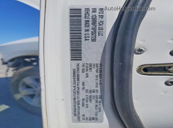 1C6RR6FT6PS527290 2023 RAM 1500 White 