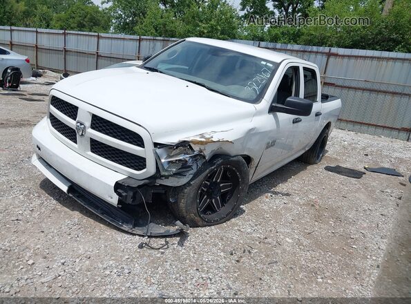 1C6RR6KG2JS322467 2018 RAM 1500 White Front left