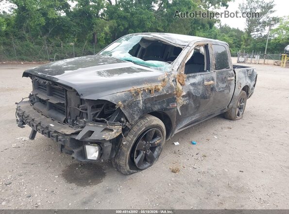 1C6RR6KT7JS350102 2018 RAM 1500 Black Front left