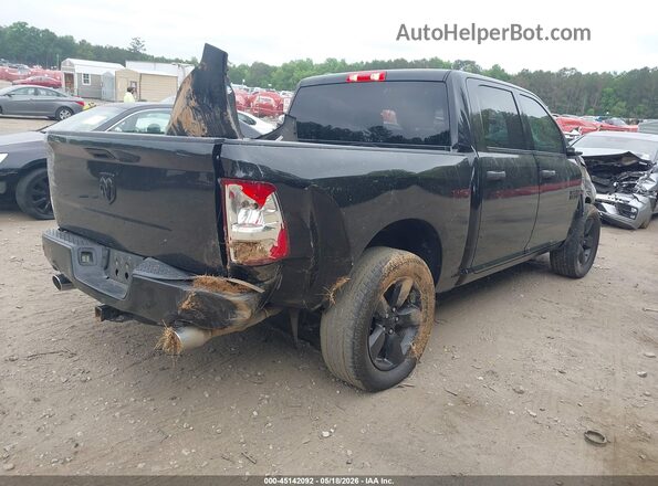 1C6RR6KT7JS350102 2018 RAM 1500 Black Rear right