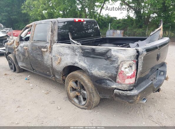 1C6RR6KT7JS350102 2018 RAM 1500 Black Rear left