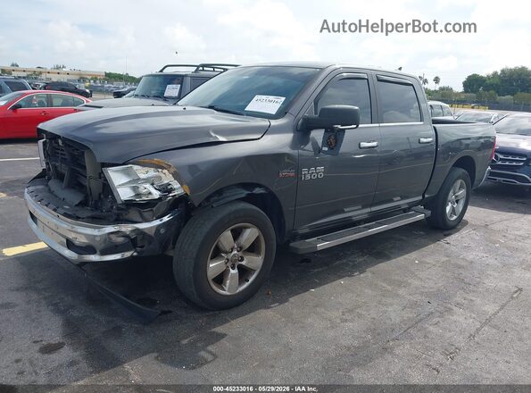 1C6RR6LT0JS248252 2018 RAM 1500 Gray Front left