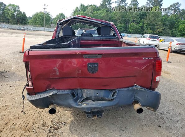 1C6RR6LT1KS697800 2019 DODGE RAM Red Widok z tyłu