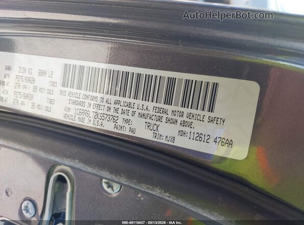 1C6RR6LT2KS573762 2019 RAM 1500 CLASSIC Gray 