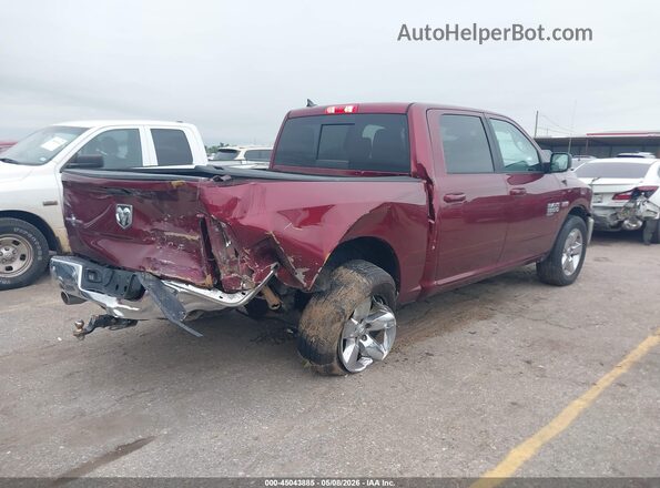 1C6RR6LT6KS521552 2019 RAM 1500 CLASSIC Burgundy Rear right