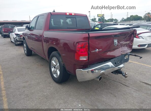 1C6RR6LT6KS521552 2019 RAM 1500 CLASSIC Burgundy Rear left