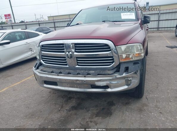 1C6RR6LT6KS521552 2019 RAM 1500 CLASSIC Burgundy Instrument cluster view