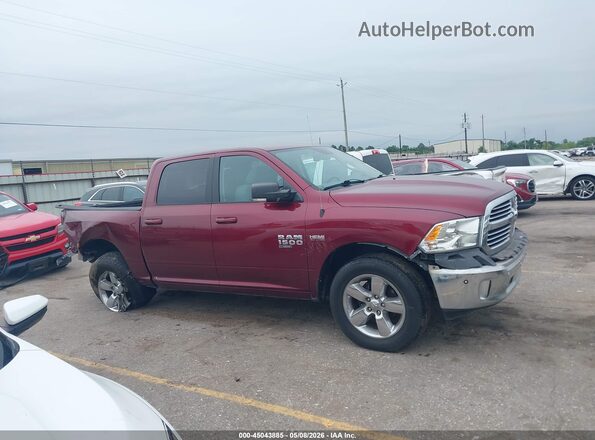 1C6RR6LT6KS521552 2019 RAM 1500 CLASSIC Burgundy Rear interior view